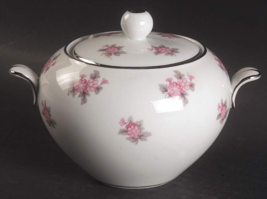 Rose Palace Sugar Bowl & Lid by Noritake-1