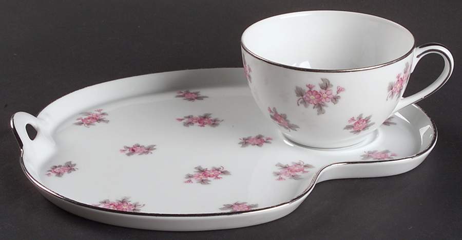 Rose Palace Snack Plate & Cup Set by Noritake-1
