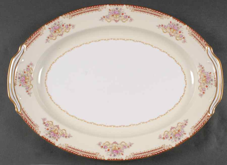 Royal Ruby 16" Oval Serving Platter by Noritake-1