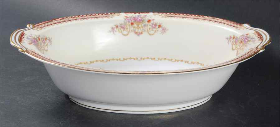 Royal Ruby 10" Oval Vegetable Bowl by Noritake-1