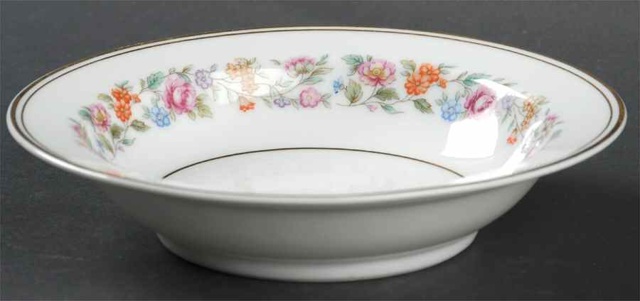 Roselie Rim Fruit/Dessert (Sauce) Bowl by Noritake-1