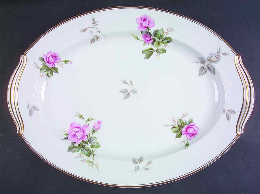 Rosa 16" Oval Serving Platter by Noritake-1