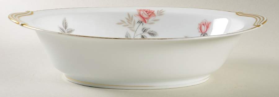 Rosabel 10" Oval Vegetable Bowl by Noritake-1