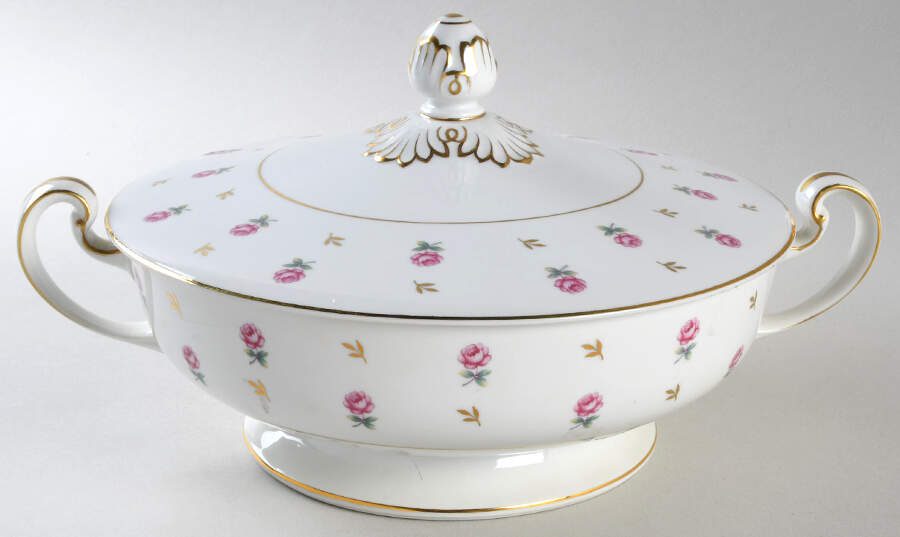 Rosalie Round Covered Vegetable by Noritake-1