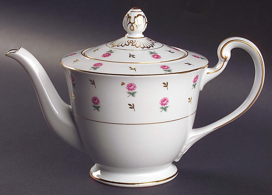 Rosalie Teapot & Lid by Noritake-1