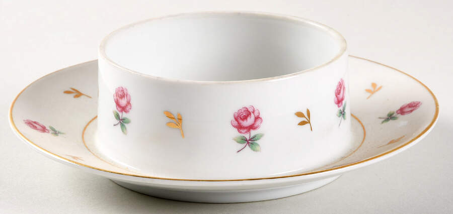 Rosalie Round Butter with Attached Underplate No Lid by Noritake-1