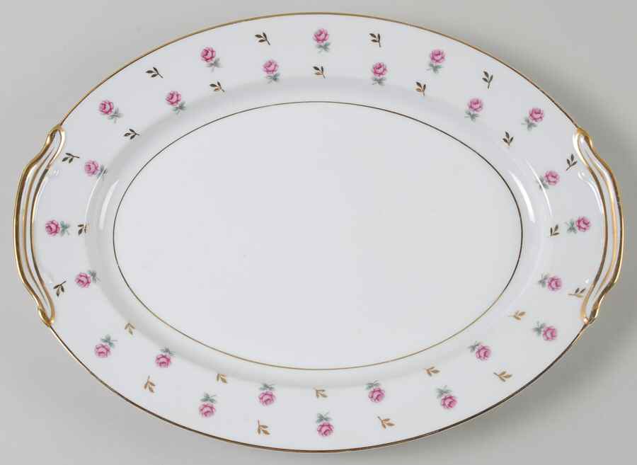 Rosalie 13" Oval Serving Platter by Noritake-1