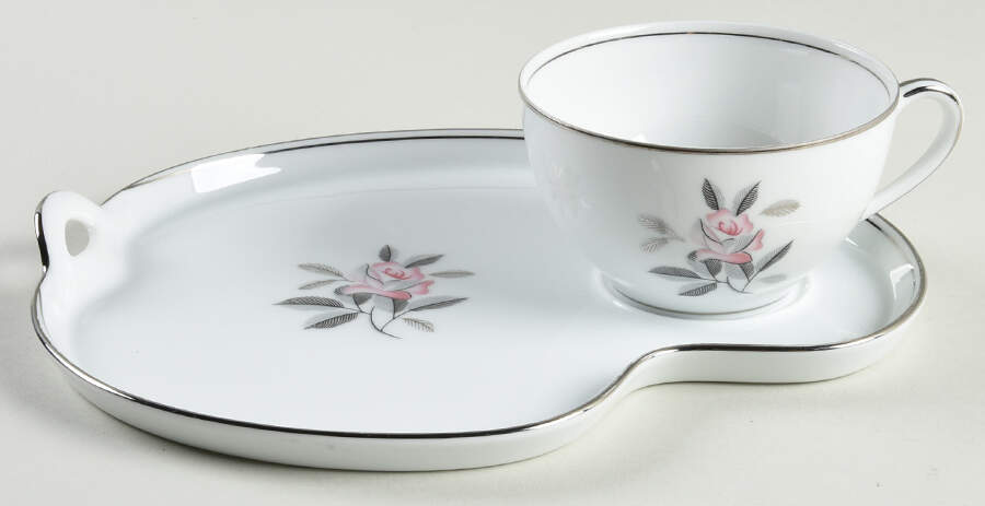 Rosales Snack Plate & Cup Set by Noritake-1