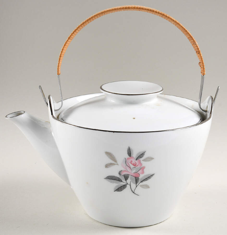 Rosales Teapot & Lid with Removable Top Handle by Noritake-1