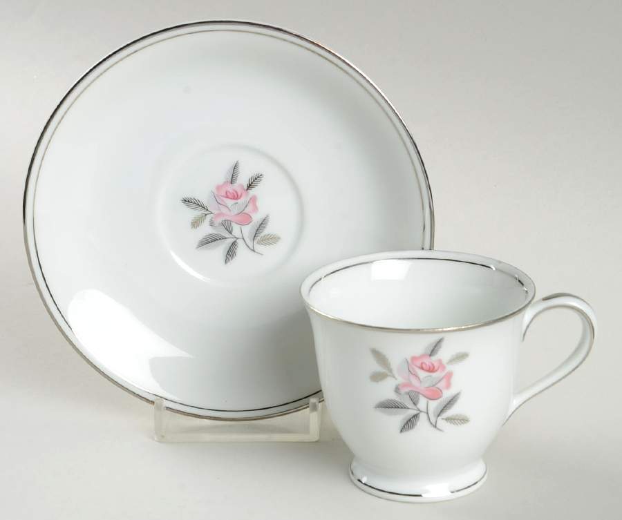 Rosales Footed Demitasse Cup & Saucer Set by Noritake-1