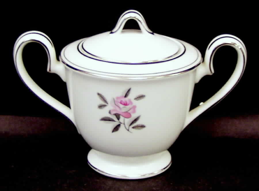 Rosales Mini Sugar Bowl & Lid by Noritake-1