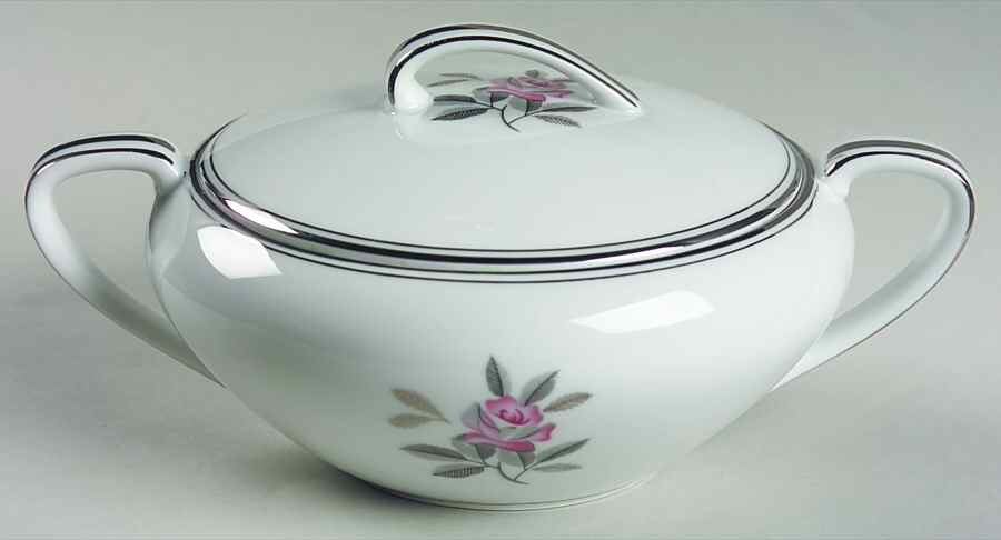 Rosales Sugar Bowl & Lid by Noritake-1