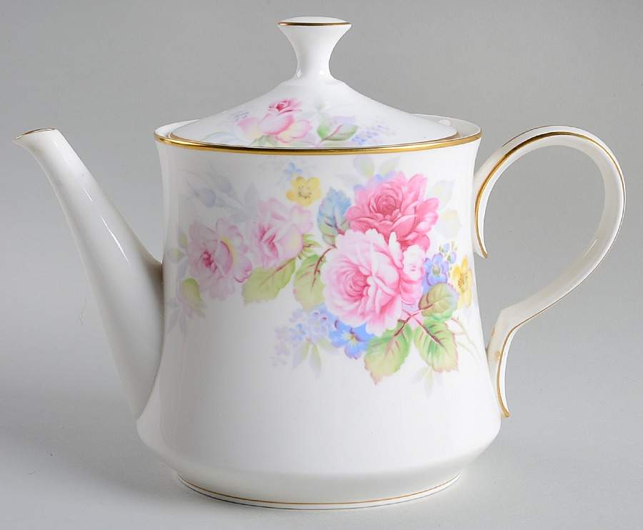 Rosalia Teapot & Lid by Noritake-1