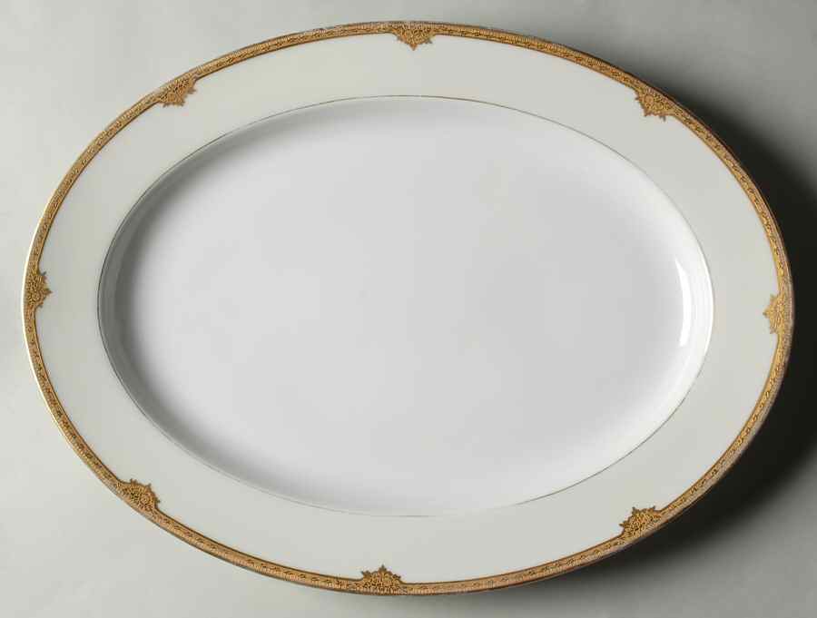 Rosalie 16" Oval Serving Platter by Noritake-1