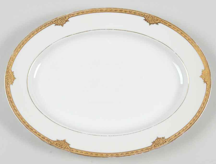 Rosalie 11" Oval Serving Platter by Noritake-1