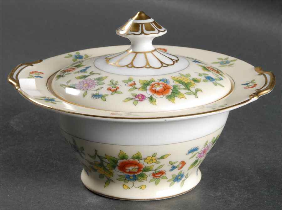Rosalind Sugar Bowl & Lid by Noritake-1