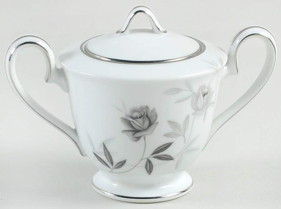 Rosamor Mini Sugar Bowl & Lid by Noritake-1