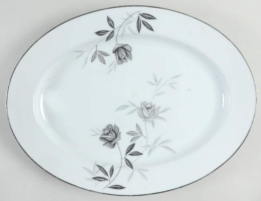 Rosamor 13" Oval Serving Platter by Noritake-1