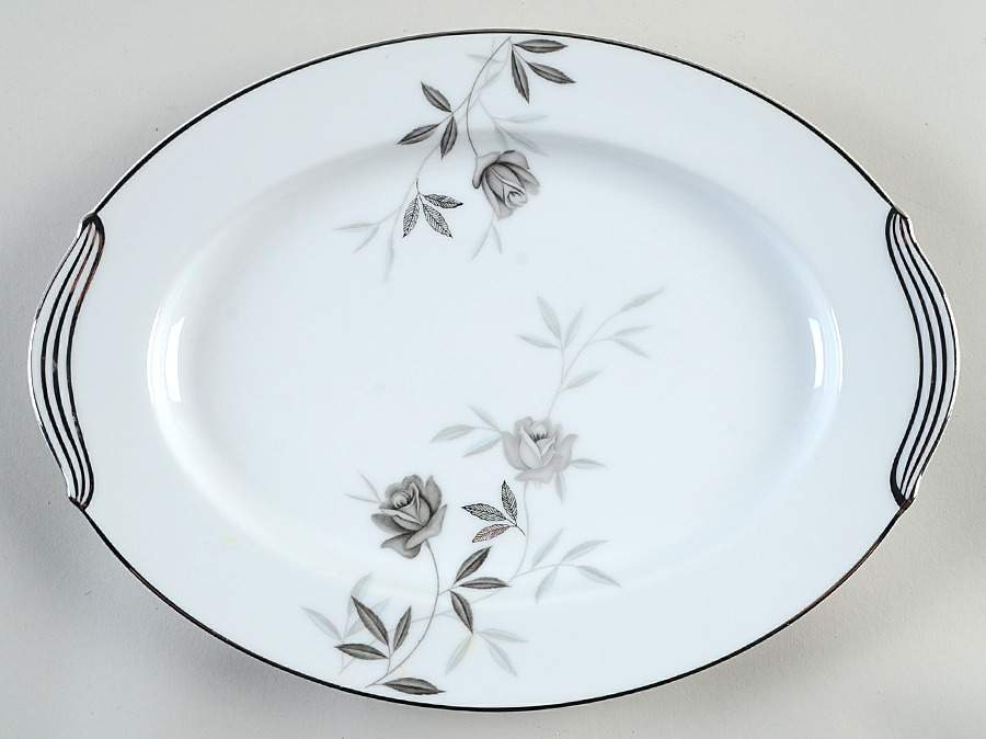 Rosamor 11" Oval Serving Platter by Noritake-1