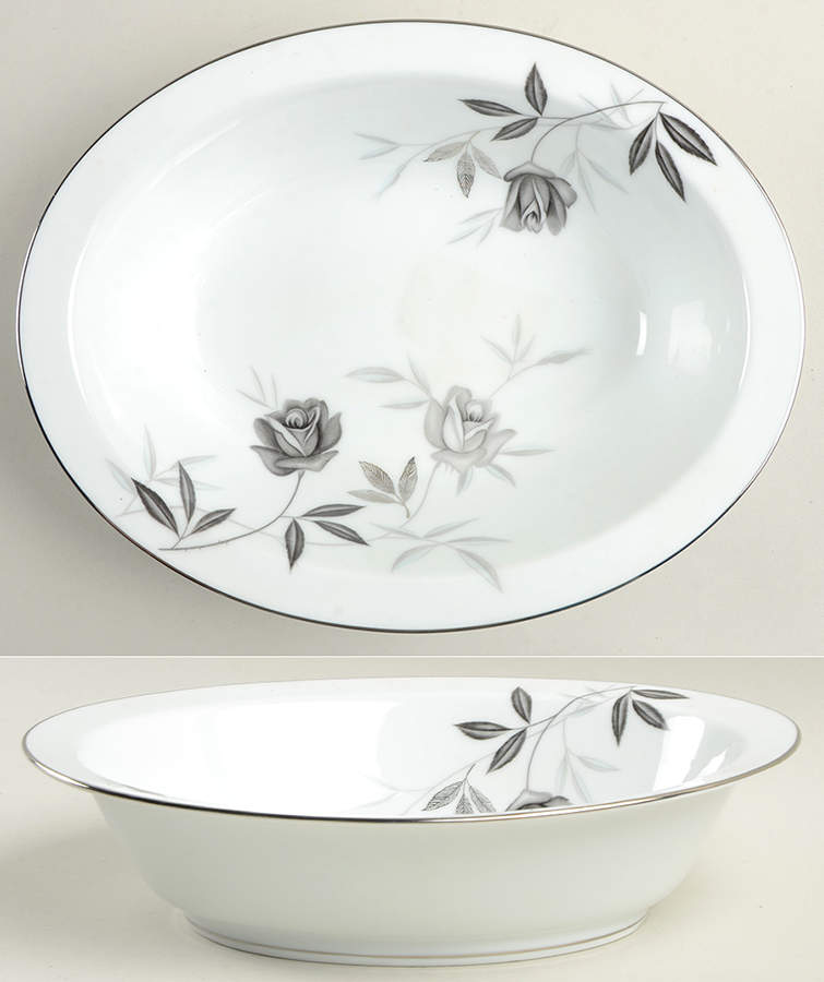Rosamor 10" Oval Vegetable Bowl by Noritake-1