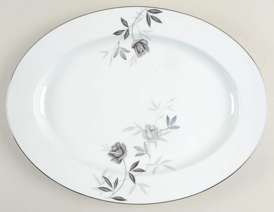 Rosamor 16" Oval Serving Platter by Noritake-1
