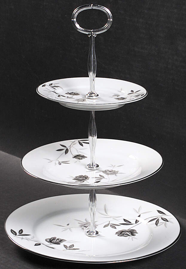 Rosamor 13 7/8"-14 1/4" 3-Tiered Serving Tray(DP,SP,BB) HC by Noritake-1