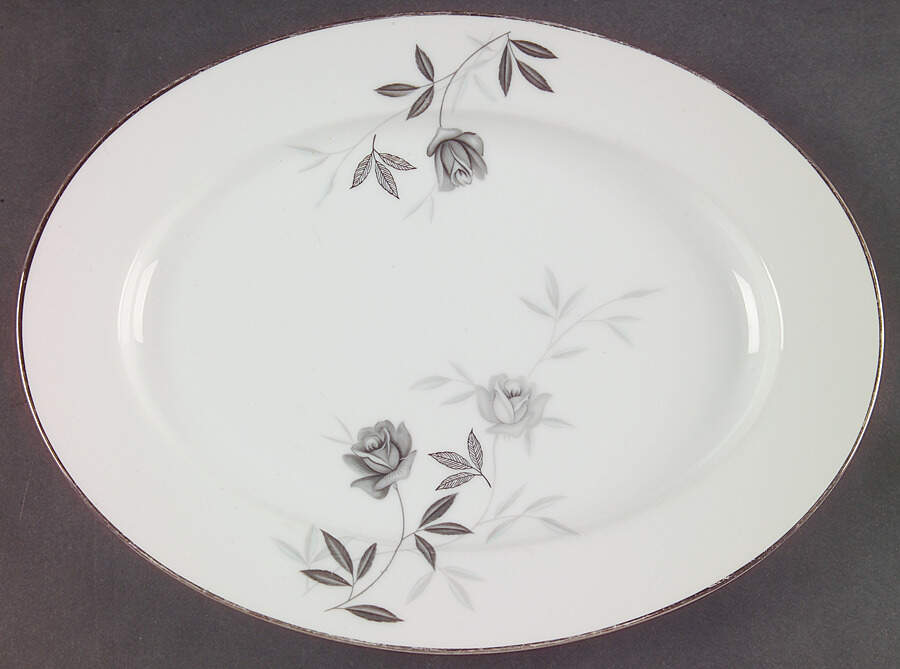 Rosamor 11" Oval Serving Platter by Noritake-1