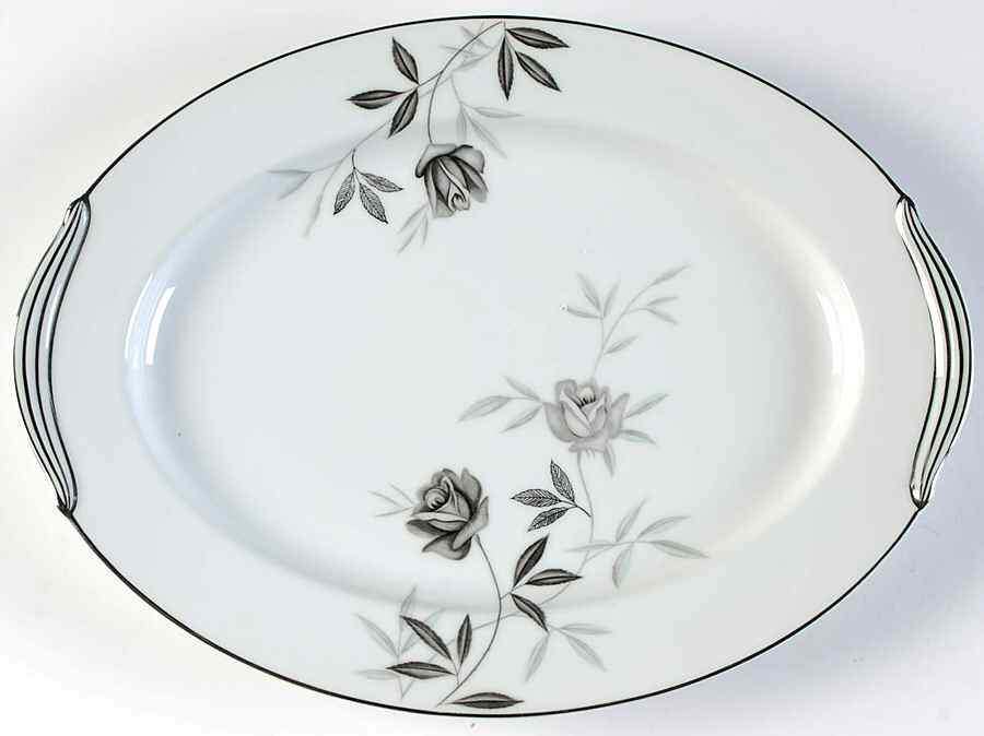 Rosamor 13" Oval Serving Platter by Noritake-1