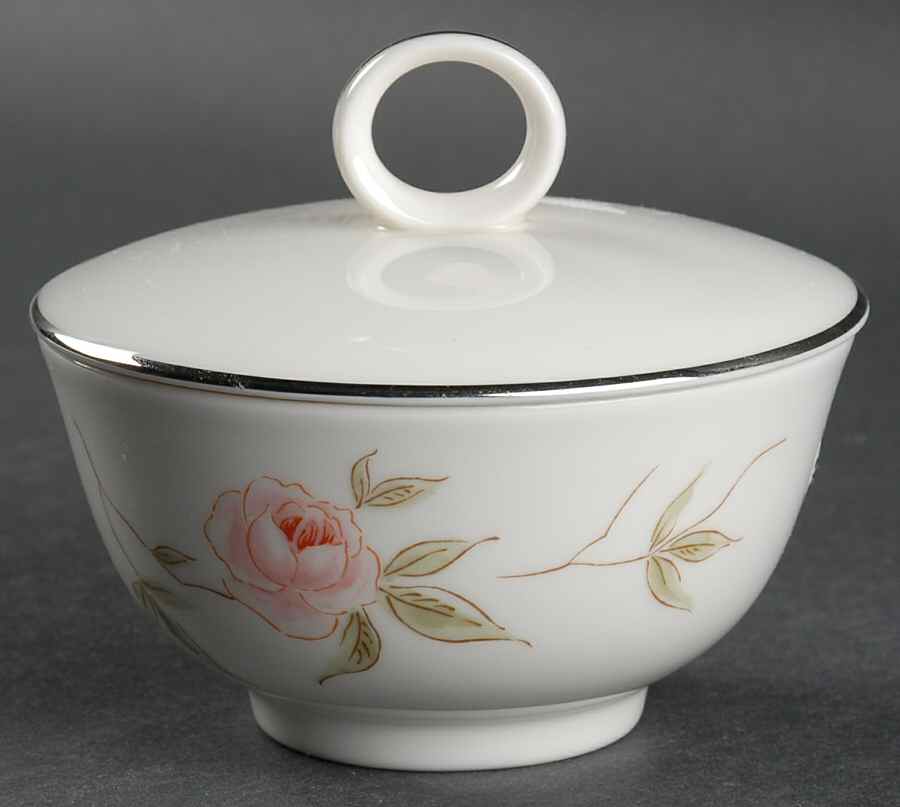 Rosamond Sugar Bowl & Lid by Noritake-1
