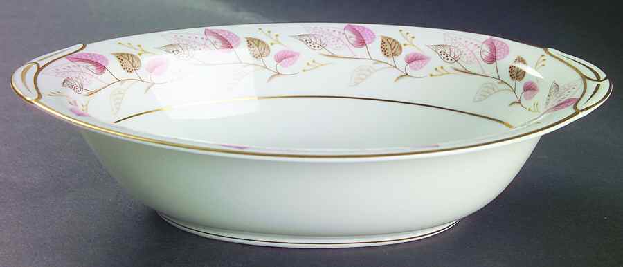 Rosanne 10" Oval Vegetable Bowl by Noritake-1