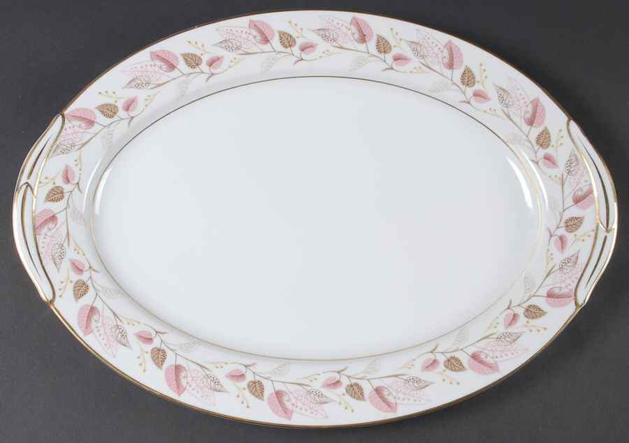 Rosanne 16" Oval Serving Platter by Noritake-1