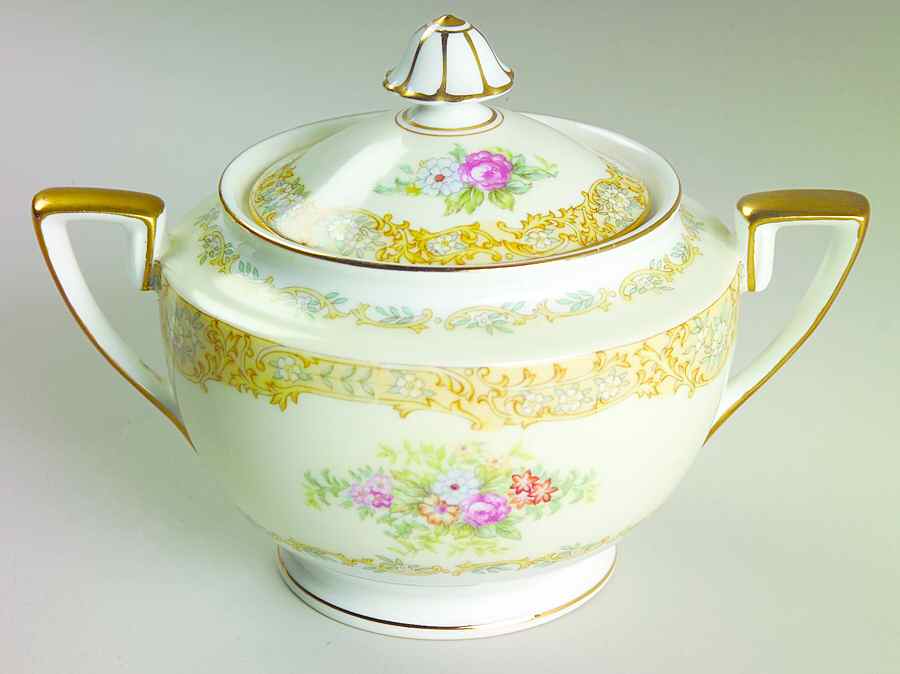 Rosanne Sugar Bowl & Lid by Noritake-1
