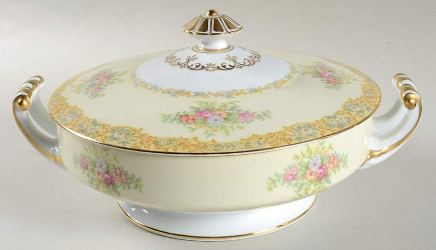 Rosanne Round Covered Vegetable by Noritake-1