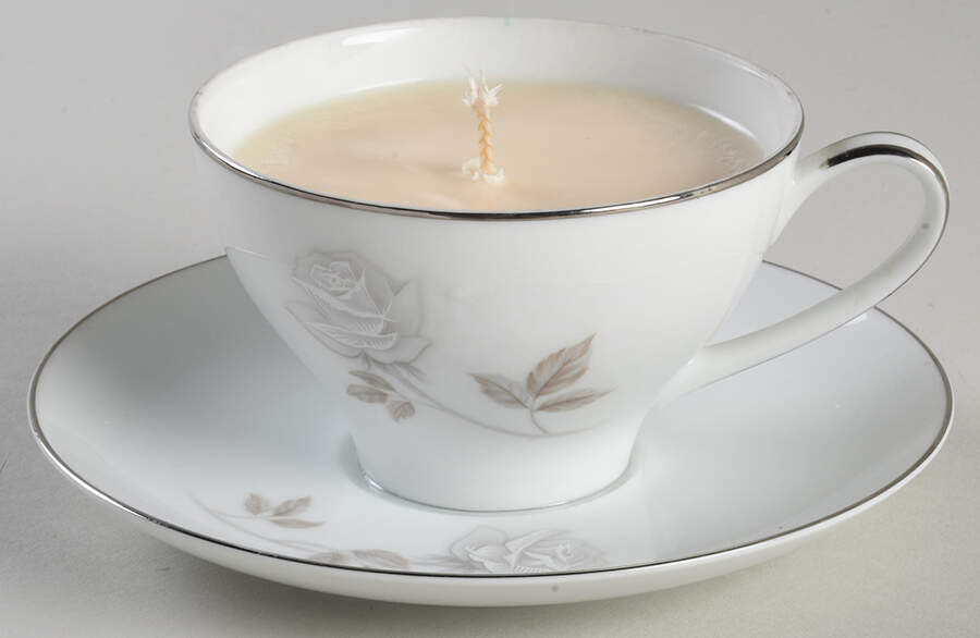 Rosay Scented Cup & Saucer Candle-Lavender  HC by Noritake-1