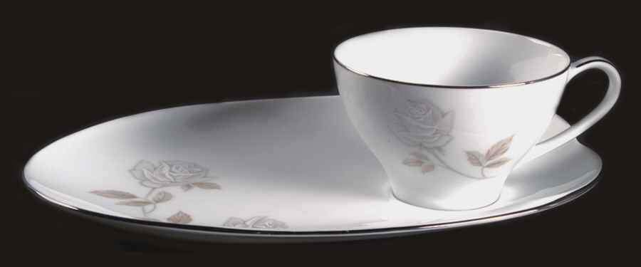 Rosay Snack Plate & Cup Set by Noritake-1