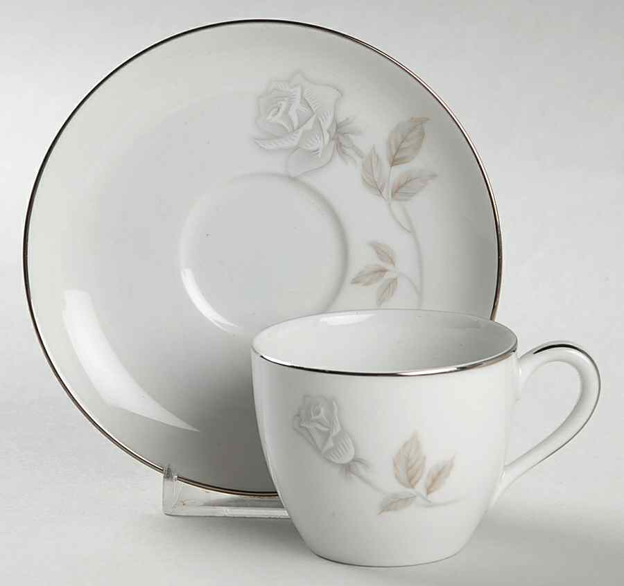Rosay Flat Demitasse Cup & Saucer Set by Noritake-1