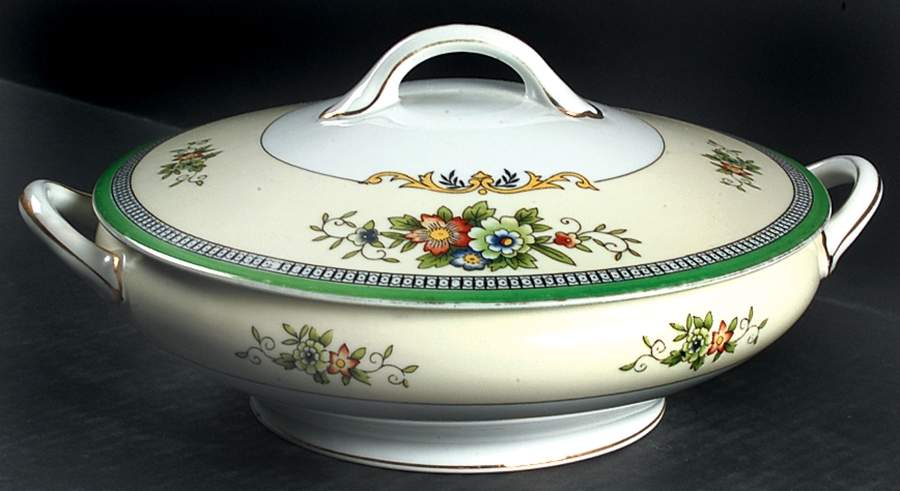 Roseara Round Covered Vegetable by Noritake-1