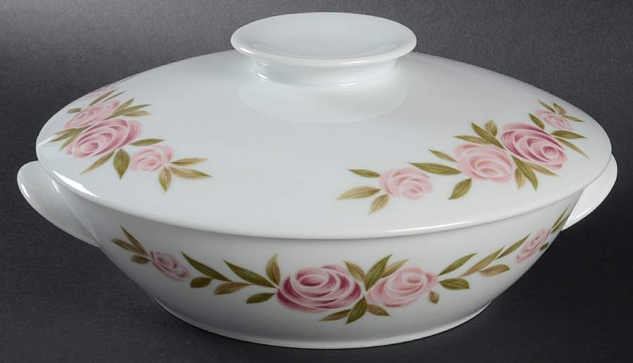 Roseate 1.5 Qt Round Covered Casserole by Noritake-1
