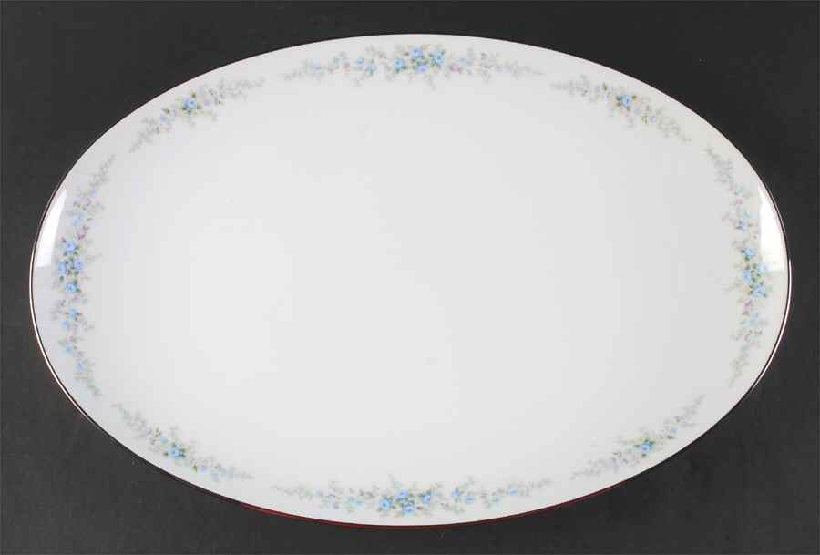 Roseberry 16" Oval Serving Platter by Noritake-1