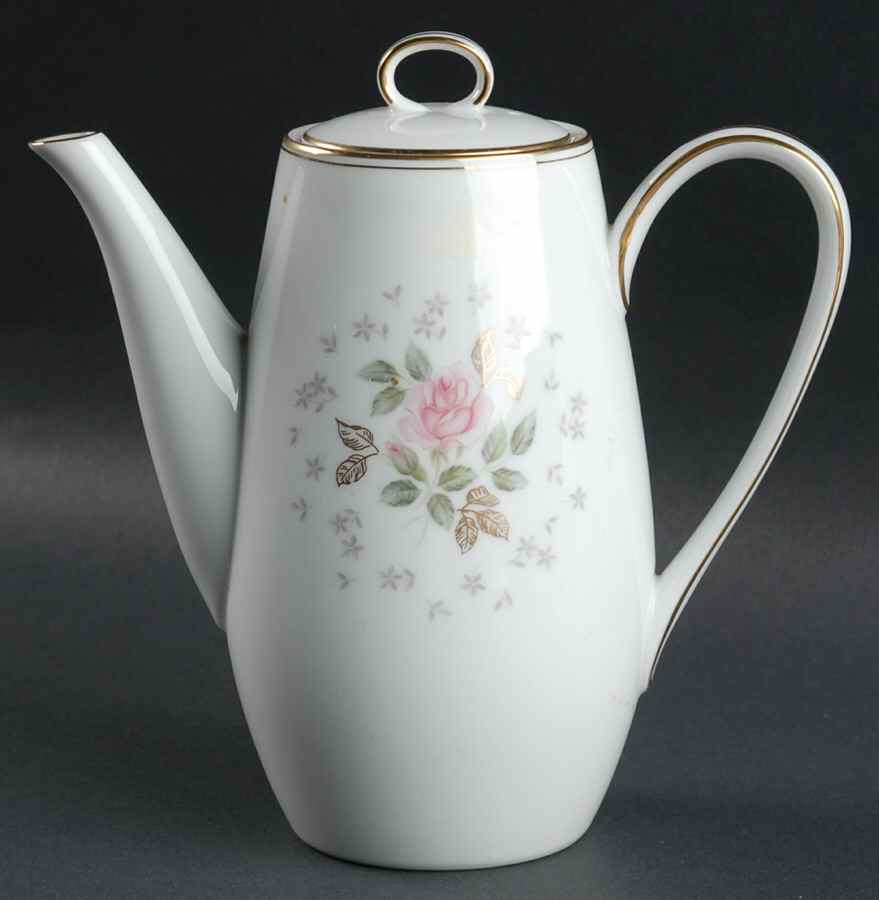 Rosebud Small Coffee Pot & Lid by Noritake-1