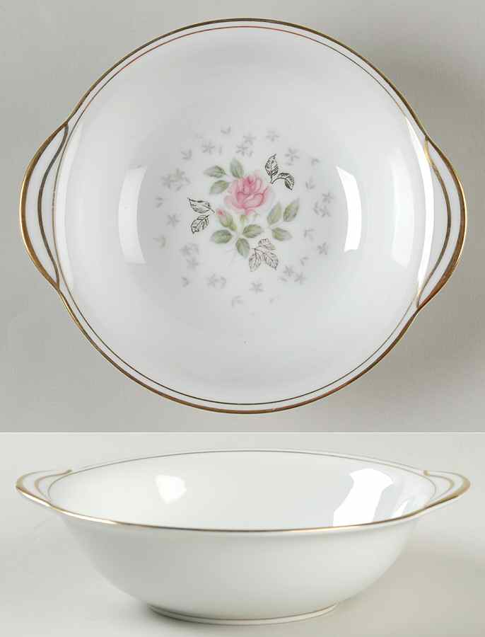 Rosebud Lugged Cereal Bowl by Noritake-1