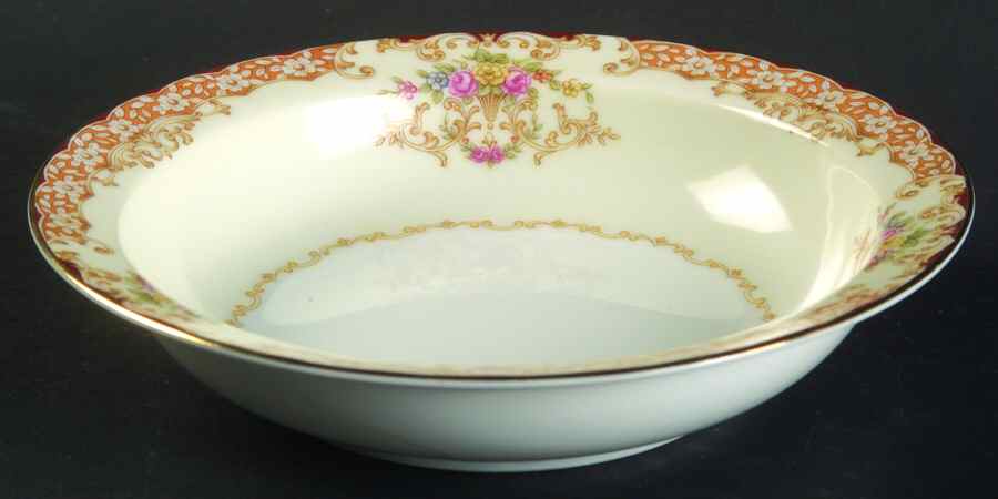 Rosebud Rim Fruit/Dessert (Sauce) Bowl by Noritake-1