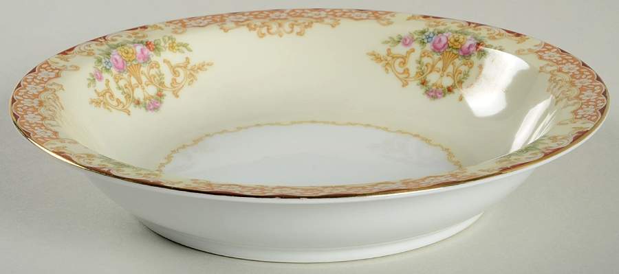 Rosebud Rim Soup Bowl by Noritake-1
