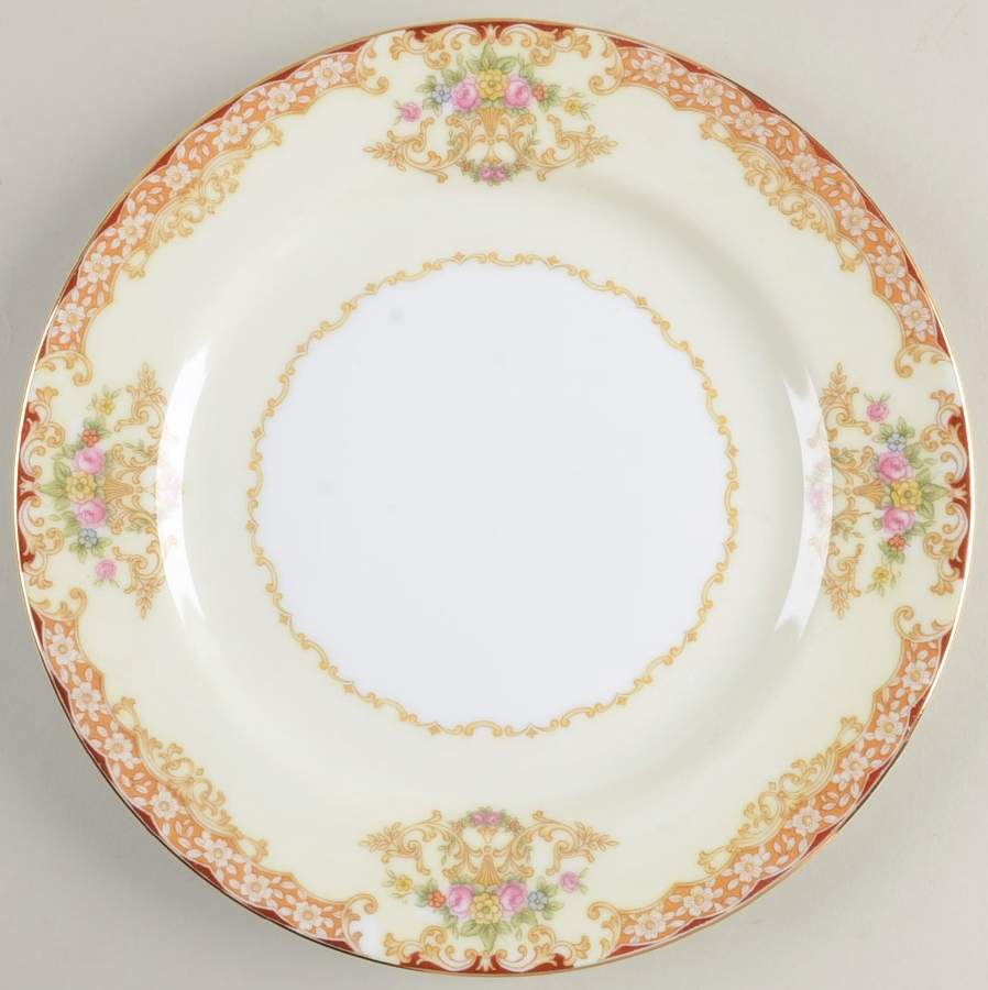 Rosebud Salad Plate by Noritake-1