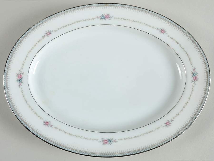 Rosedawn 11" Oval Serving Platter by Noritake-1