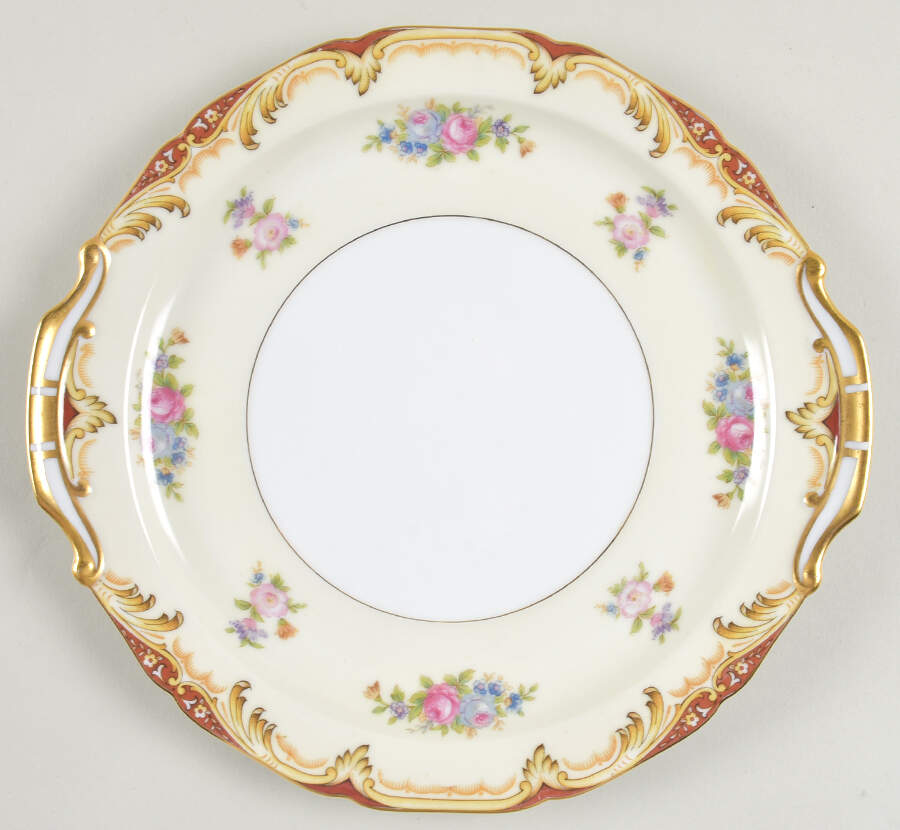 Roseda Handled Cake Plate by Noritake-1