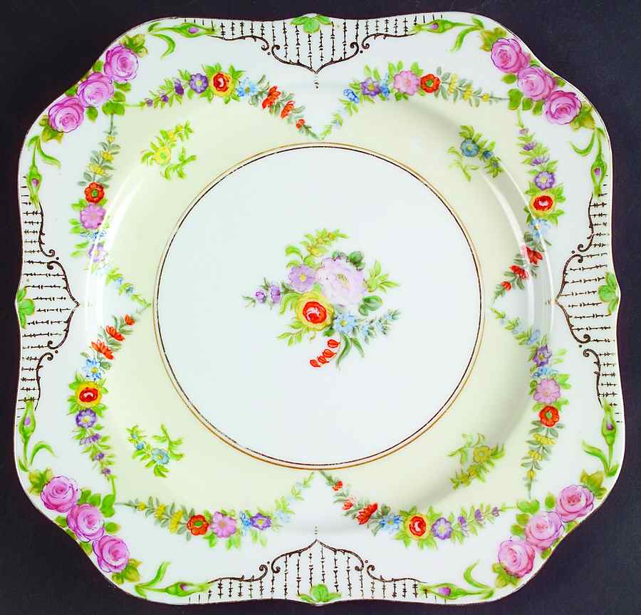 Rosedale Square Salad Plate by Noritake-1