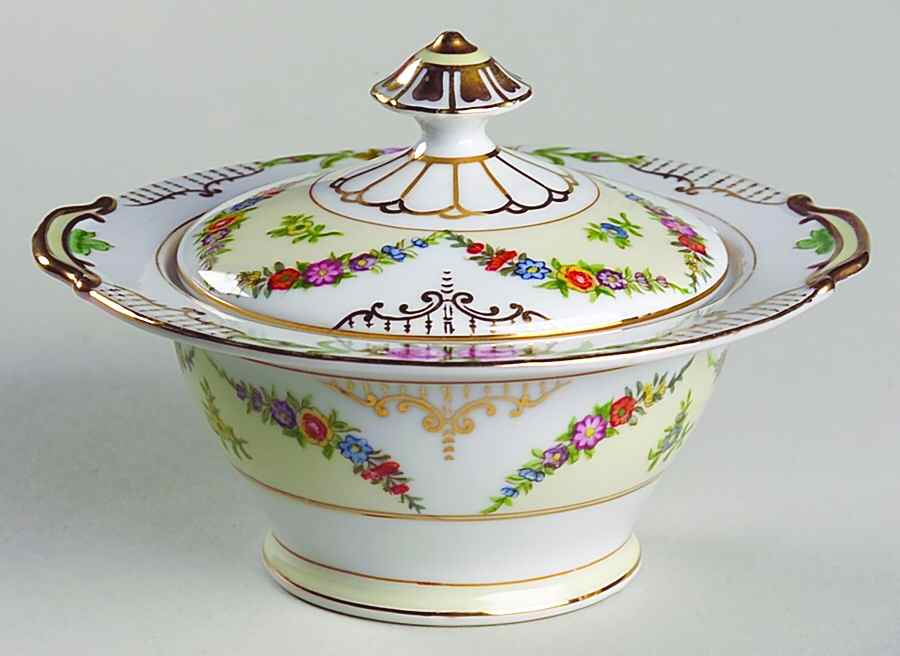 Rosedale Sugar Bowl & Lid by Noritake-1