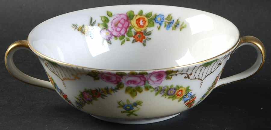 Rosedale Flat Cream Soup Bowl by Noritake-1