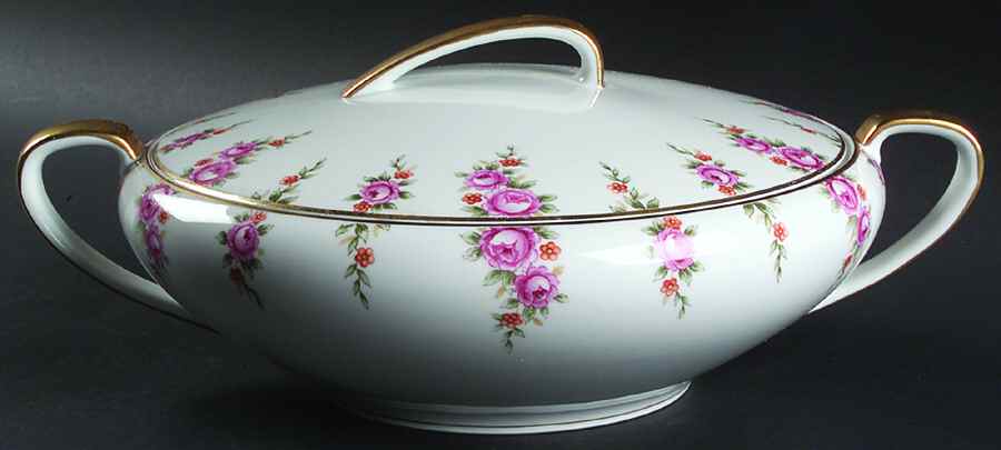 Rosedale Round Covered Vegetable by Noritake-1